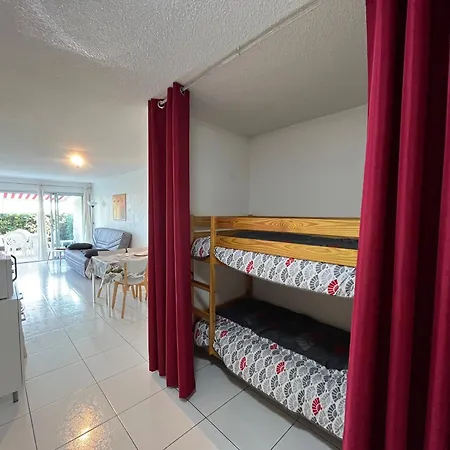 2p Cabine, Face Plage, Clim, Parking Privatif - Fr-1-338-609 Apartamento *